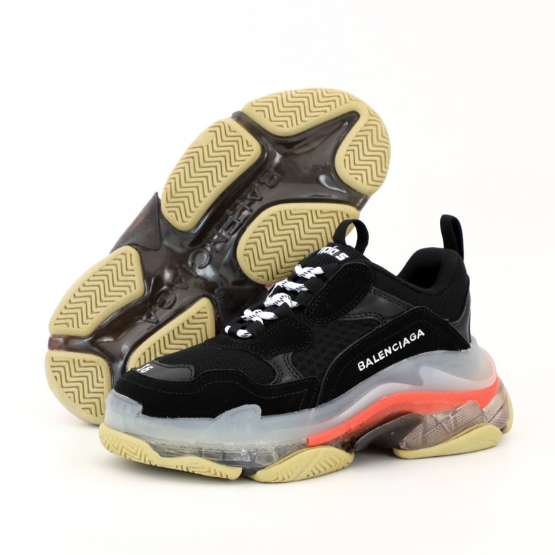 

Женские кроссовки в стиле Balenciaga Triple S, черный, желтый, оранжевый, Италия 40, Разные цвета