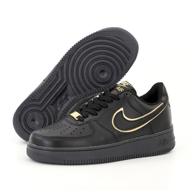 

Женские кроссовки в стиле Nike Air Force 1 Low, кожа, черный, Вьетнам 38