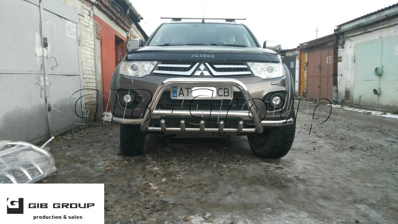 

Защита переднего бампера - Кенгурятник Mitsubishi Pajero Sport (08-15)