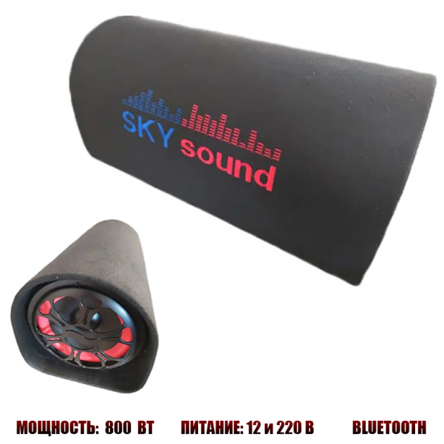 

Портативная колонка Sky sound SS-8UB 800 W / Автомобильный сабвуфер