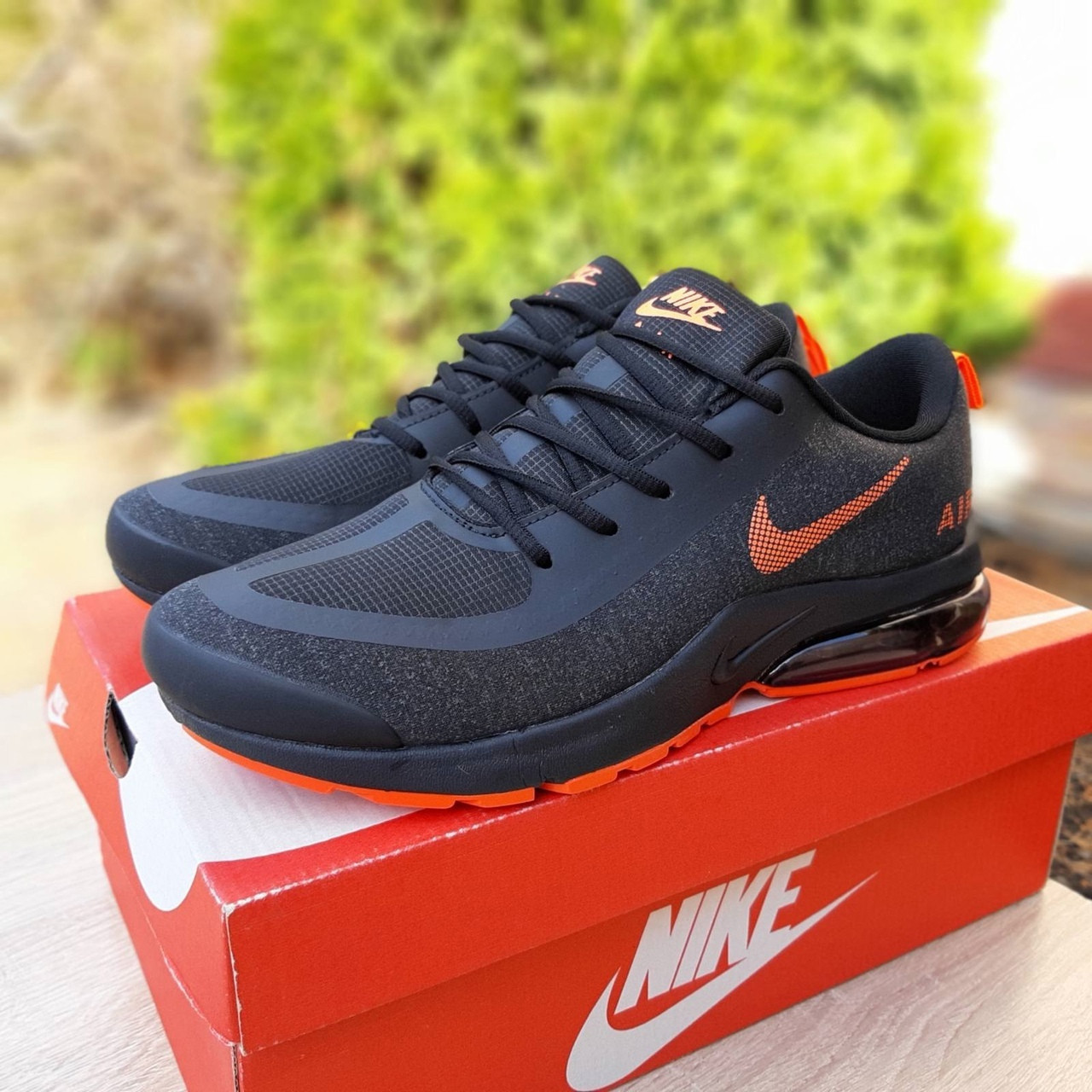 

Nike Air Presto мужские демисезонные черные кроссовки на шнурках. Весенние мужские комбинированные кроссы. 44, Черный