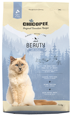 

Chicopee (Чикопи) CNL Cat Adult Beauty Salmon - Сухой корм для взрослых кошек с лососем (1,5 кг)