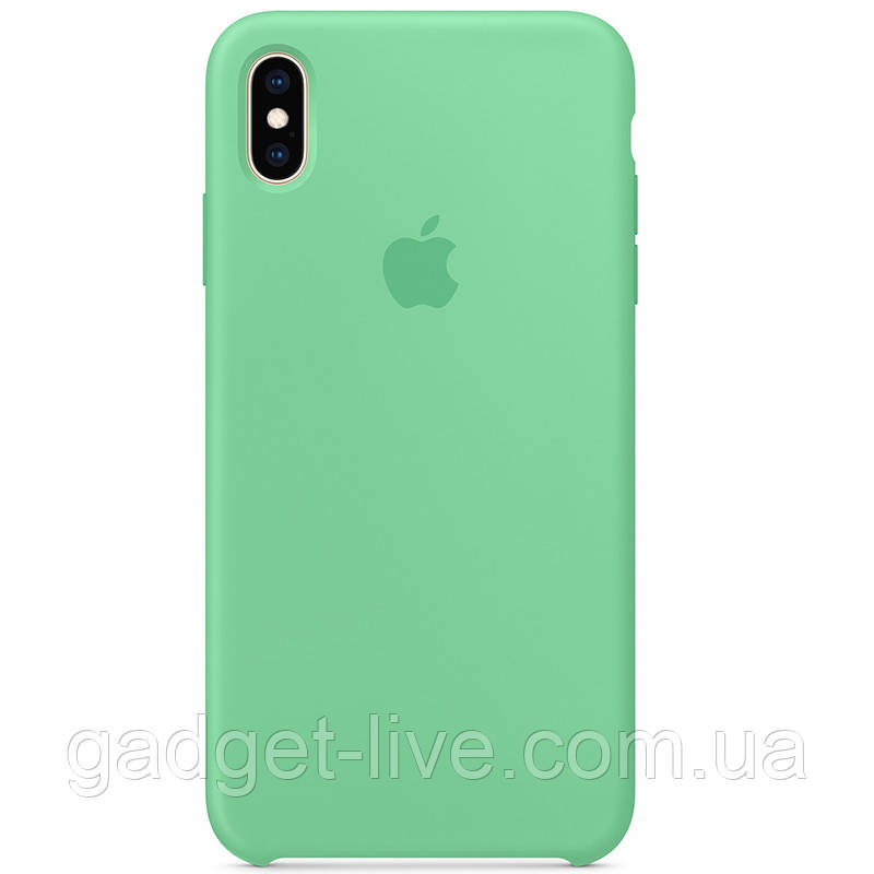 

Уценка Чехол Silicone case (AAA) для Apple iPhone X (5.8") / XS (5.8"), Дефект упаковки / зеленый / spearmint