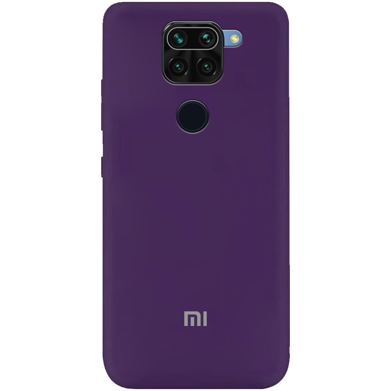 

Чехол Silicone Cover My Color Full Protective (A) для Xiaomi Redmi Note 9 / Redmi 10X, Фиолетовый / purple