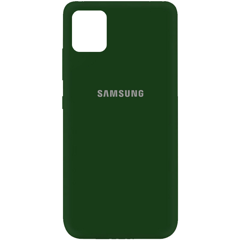 

Чехол Silicone Cover My Color Full Protective (A) для Samsung Galaxy Note 10 Lite (A81), Зеленый / dark green