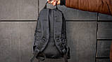 Городской мужской рюкзак для ноутбука STRUCTURE черный, фото 4