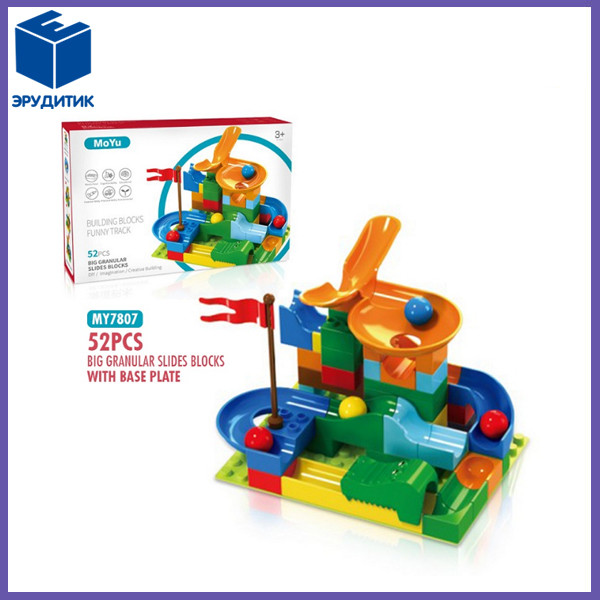 

Детский конструтор 52 детали MoYu Particle Slide Bloks 52 pcs