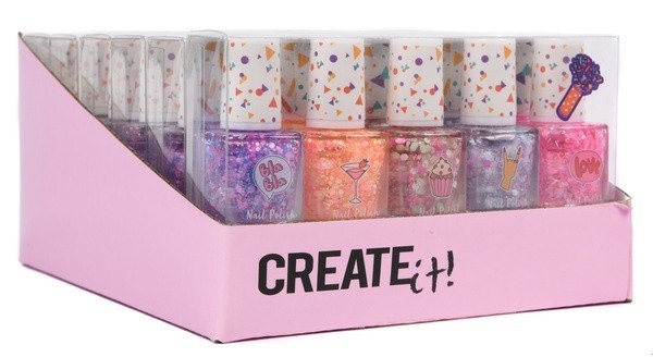 

Набір лаків для нігтів Конфетті Create IT! 5 шт арт.84147