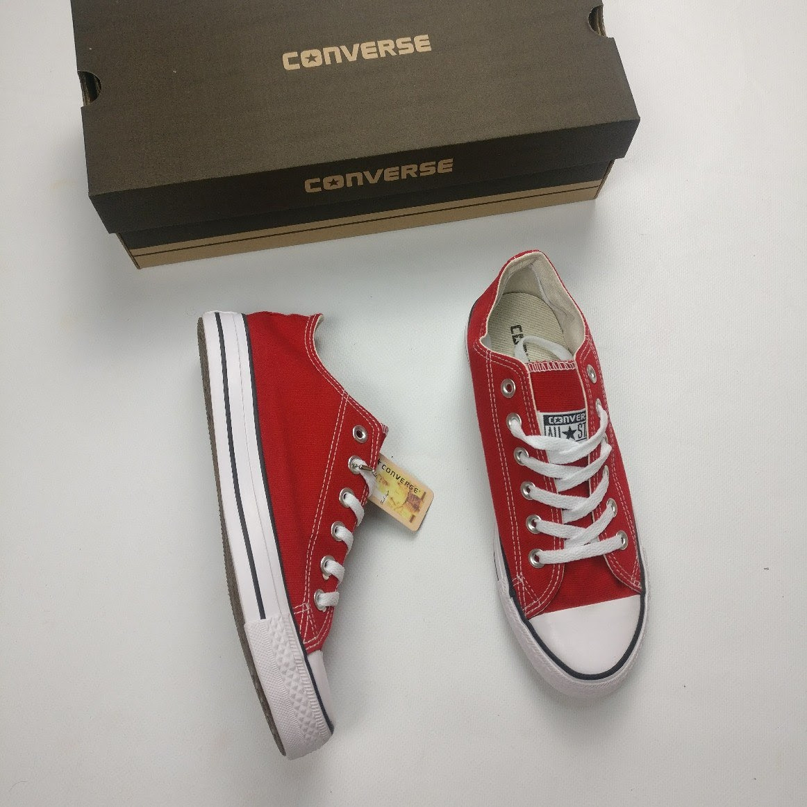 

Кеды Converse Style All Star Реплика Красные низкие (44р), Красный