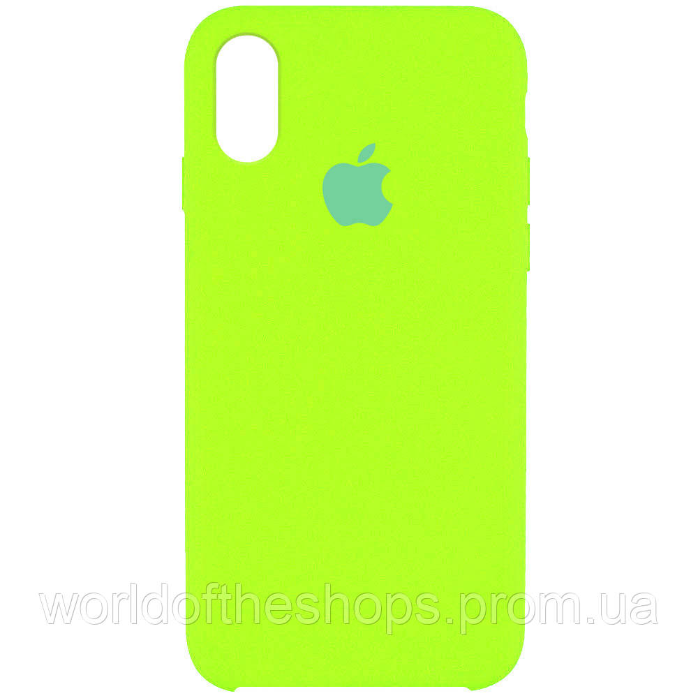 

Чехол Silicone Case (AA) для Apple iPhone X (5.8") / XS (5.8")