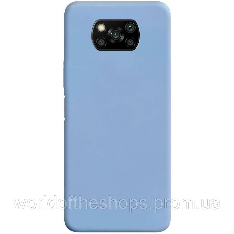 

Силиконовый чехол Candy для Xiaomi Poco X3 NFC / Poco X3 Pro, Голубой / lilac blue