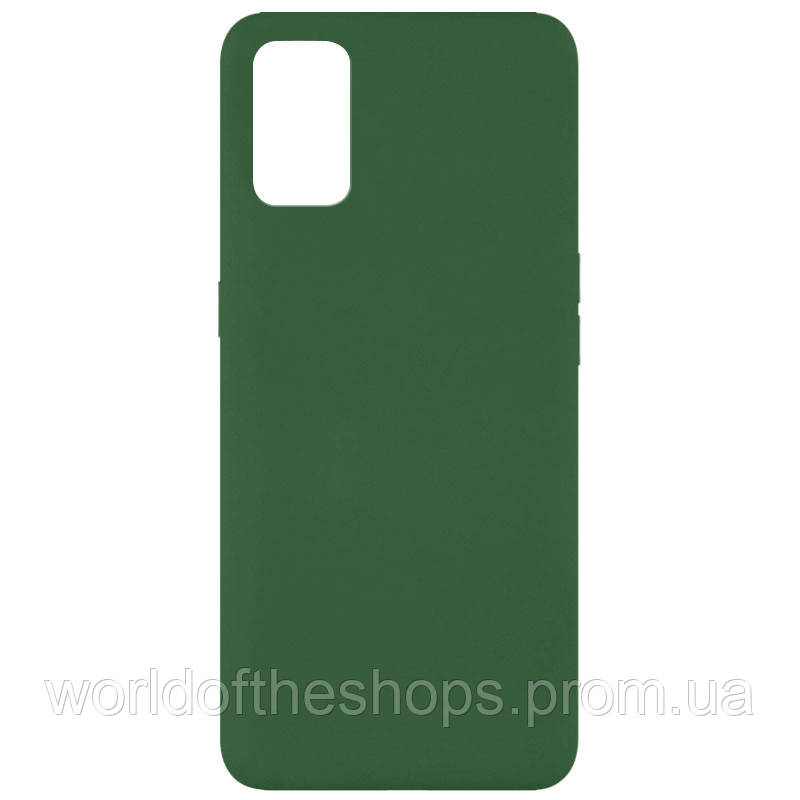 

Чехол Silicone Cover Full without Logo (A) для Oppo A52 / A72 / A92, Зеленый / dark green