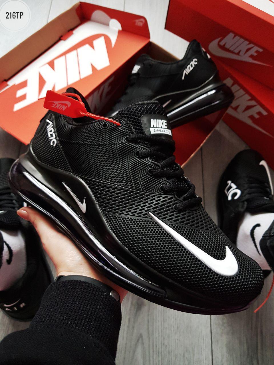

Мужские кроссовки Nike Air Max 720 Black/White (р. 44) Черные, Черный