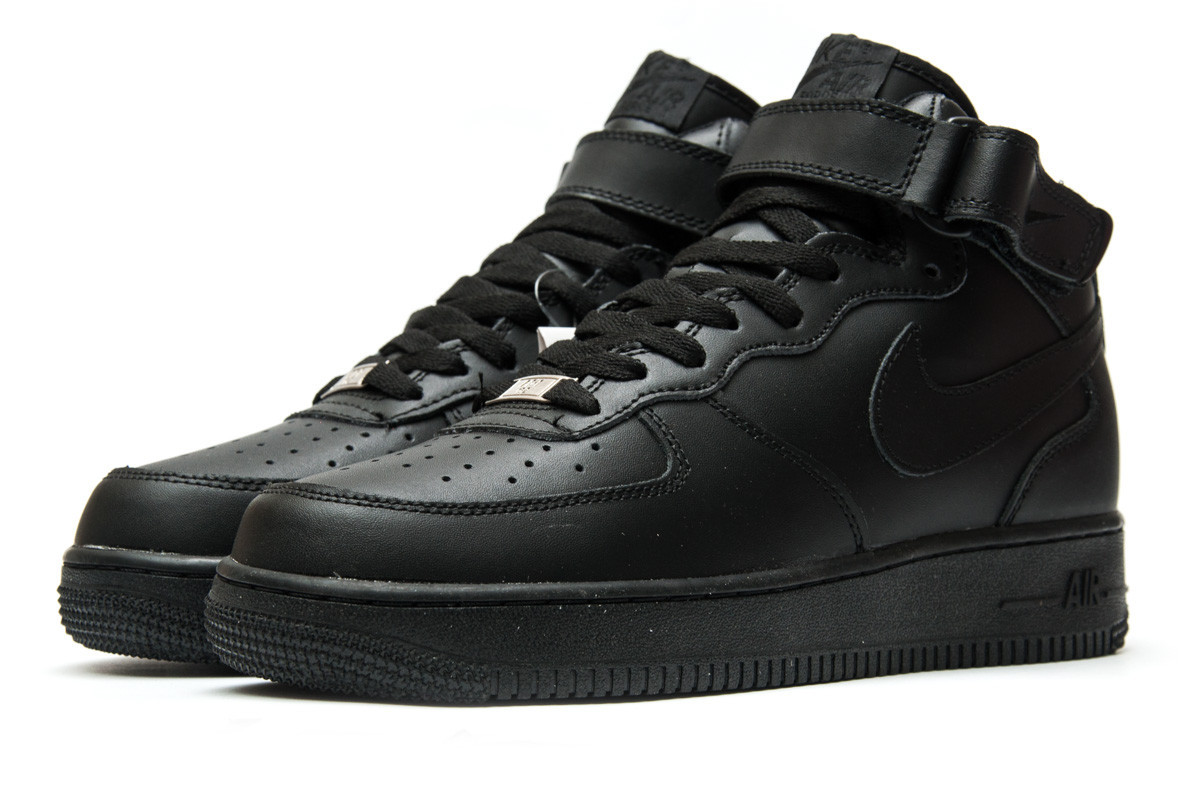 

Кроссовки Nike Air Force 1 high Black, Черные