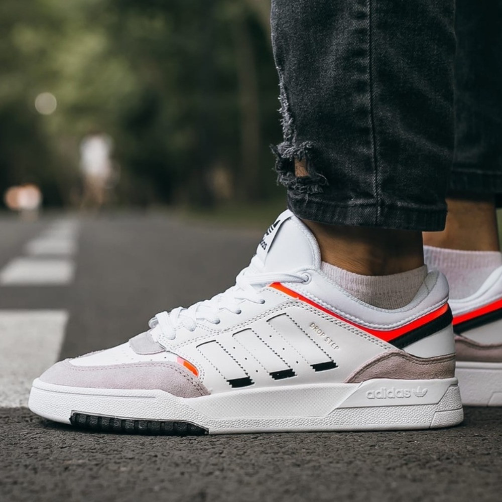 

Кроссовки мужские Adidas Drop Step White\Grey\Red 42, Белый