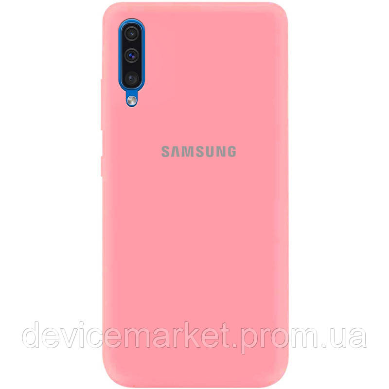 

Чехол Silicone Cover My Color Full Protective для Samsung Galaxy A50 (A505F) / A50s / A30s Розовый / Pink