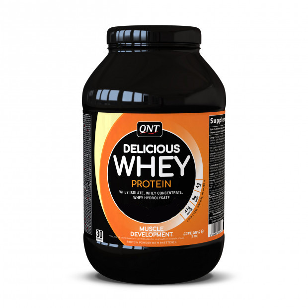 

Протеин QNT Delicious Whey Protein, 908 грамм Печенье