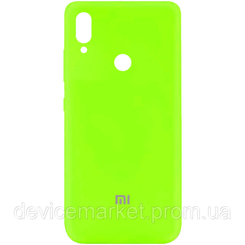 

Чехол Silicone Cover My Color Full Protective для Xiaomi Redmi Note 7 / Note 7 Pro / Note 7s Салатовый / Neon green