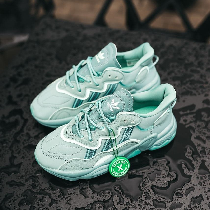 

Женские кроссовки Adidas Ozweego Turquoise / Адидас Озвиго Бирюзовые, Голубой