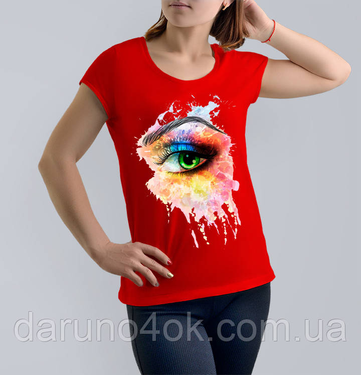 

Женская футболка "sight", Red