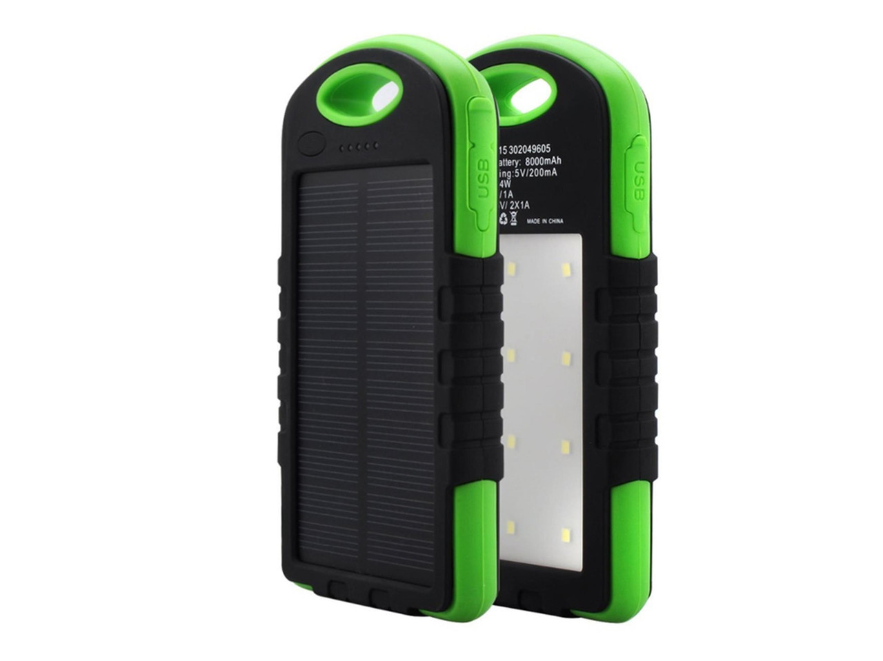 Портативное зарядное устройство Power Bank SOLAR 30000mAh с солнечной 