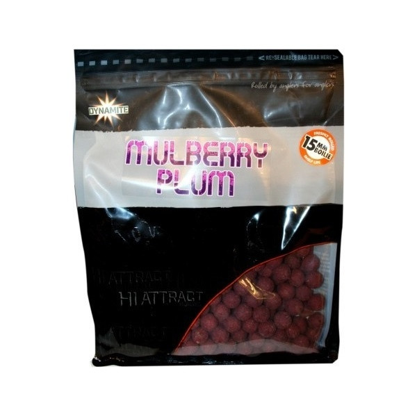 

Бойлы тонущие Dynamite Baits Mulberry Plum Hi-Attract 15мм 1кг (DY1010)