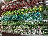 Веточки вербы 10шт.с розовыми тычинками 60см, фото 3