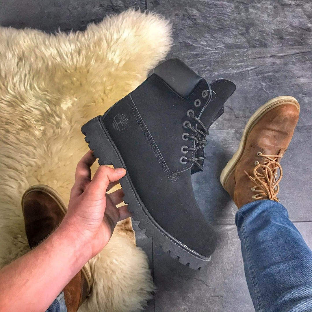 

Timberland Black (Мех) (Черный), Чёрный