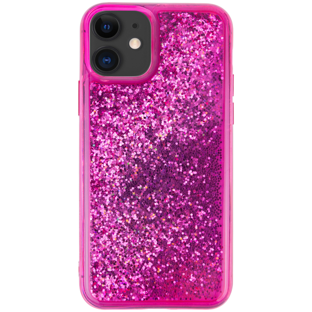 

TPU+PC чехол Sparkle (glitter) для Apple iPhone 11 (6.1, Малиновый