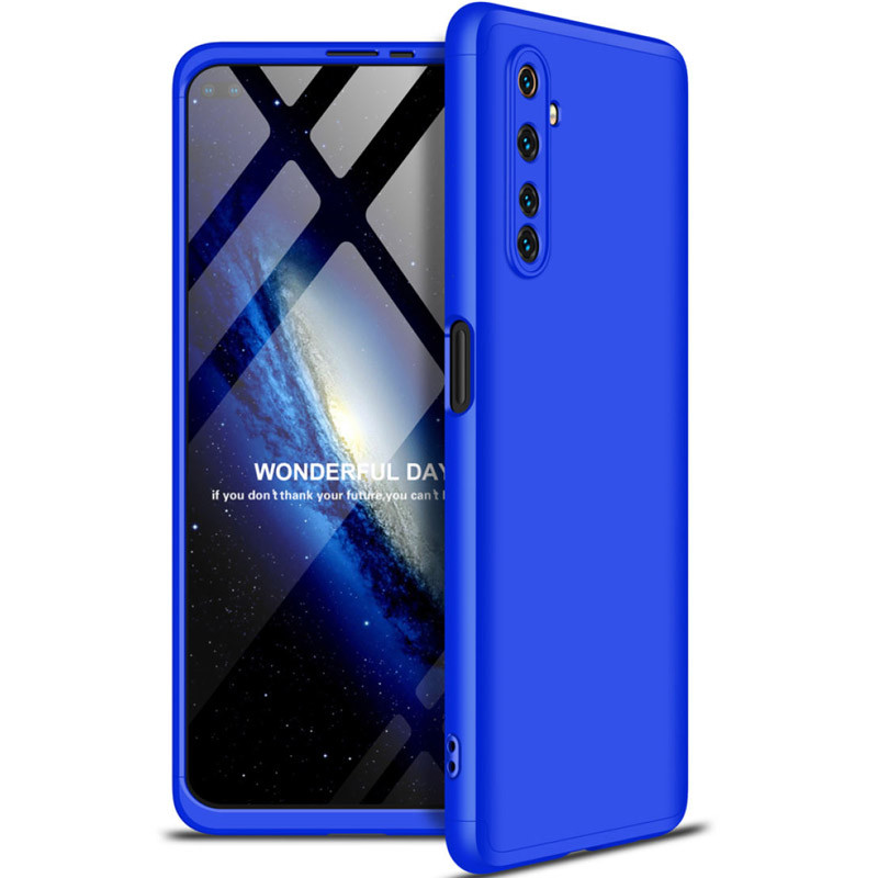 

Пластиковая накладка GKK LikGus 360 градусов (opp) для Realme 6 Pro, Синий