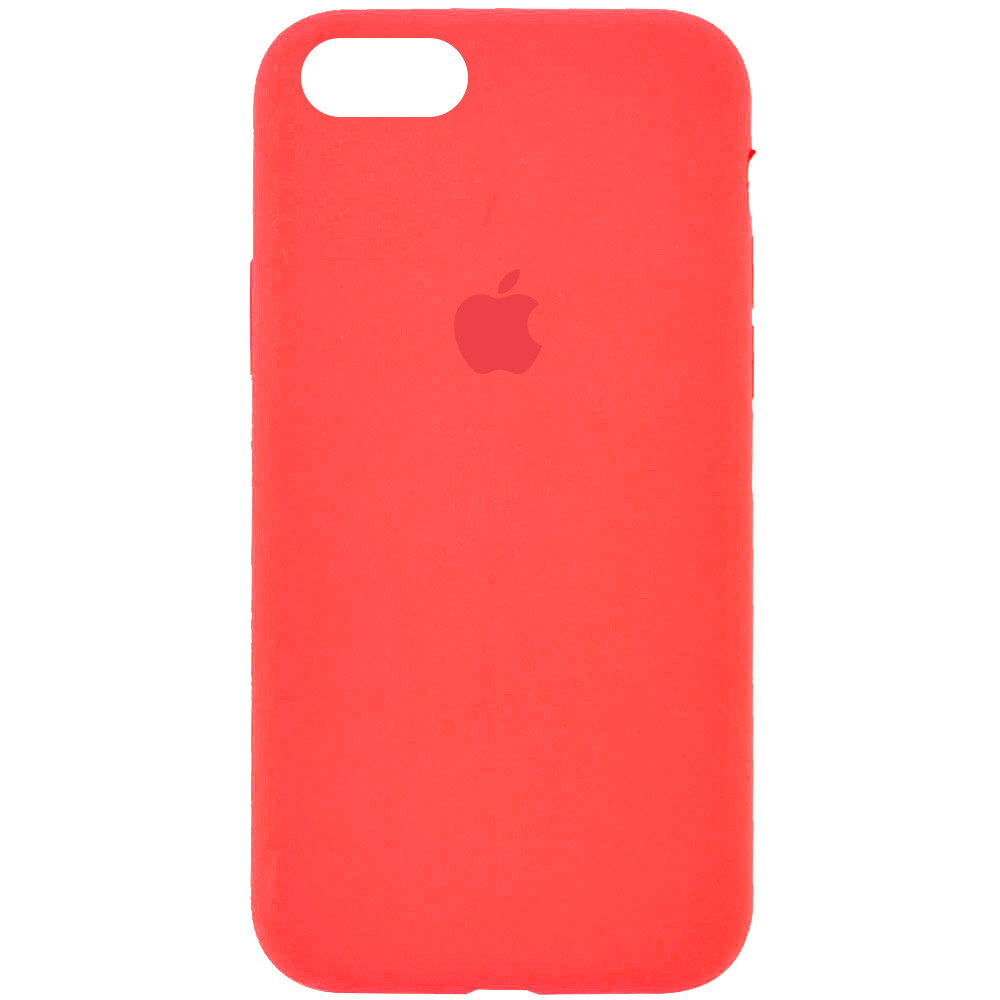 

Чехол Silicone Case Full Protective (AA) для Apple iPhone 7 / 8 / SE (2020) (4.7, Оранжевый / pink citrus