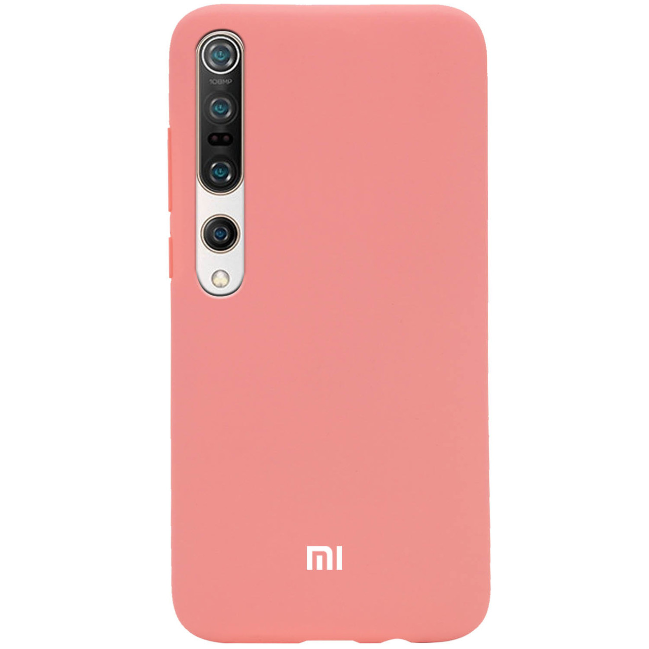 

Чехол Silicone Cover Full Protective (AA) для Xiaomi Mi 10 / Mi 10 Pro, Персиковый / peach