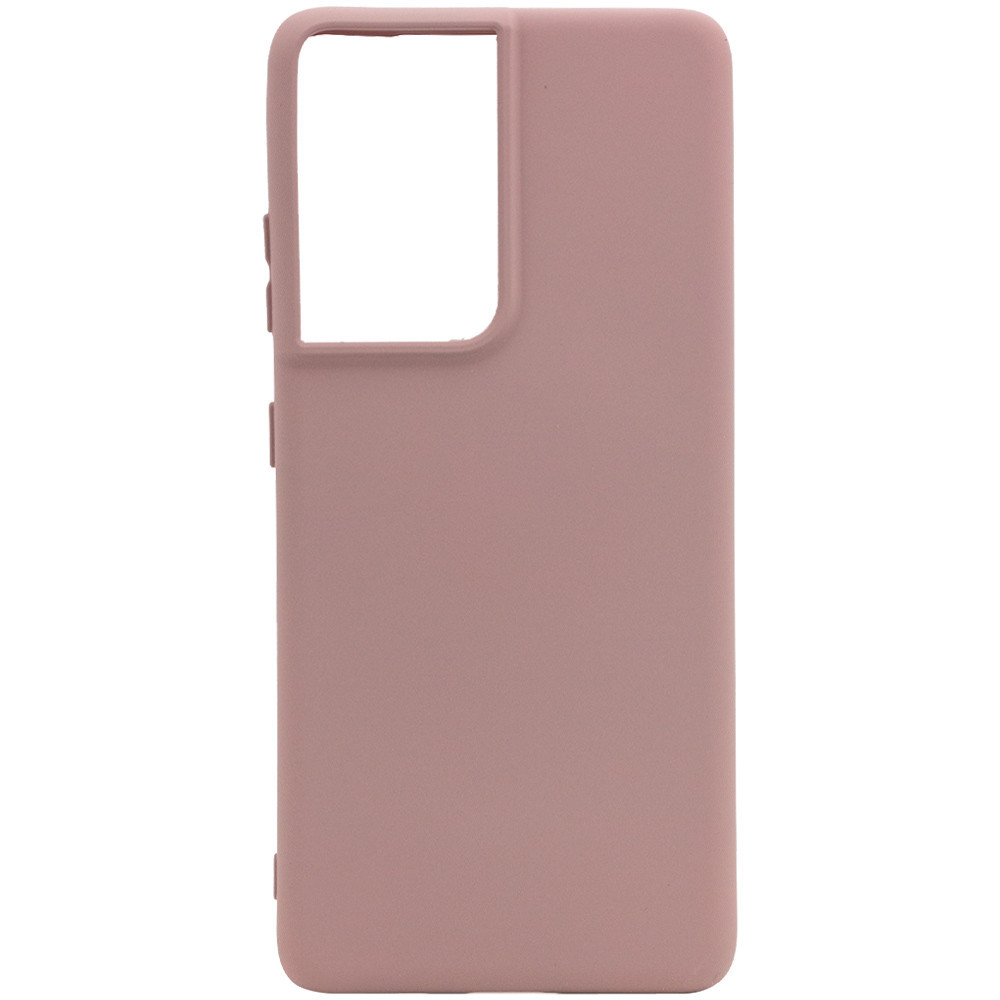 

Чехол Silicone Cover Full without Logo (A) для Samsung Galaxy S21 Ultra, Розовый / pink sand