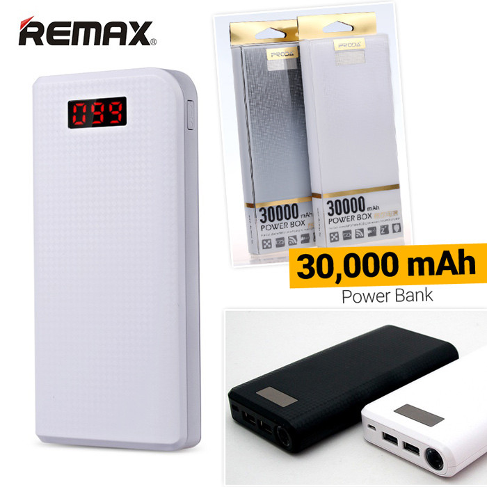 

Power Bank REMAX PRODA 30000 mAh - Универсальная батарея, Разные цвета