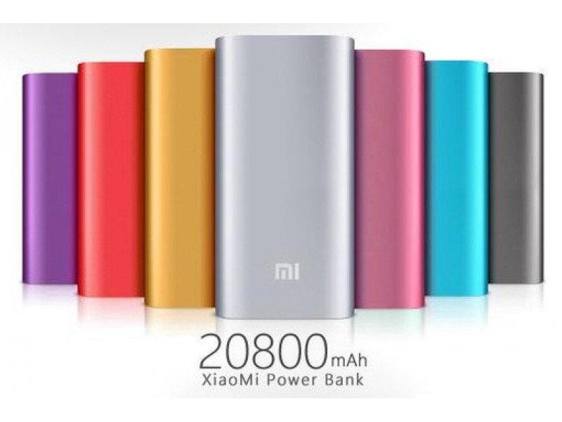 

Портативный аккумулятор Xiaomi Mi Power bank 20800 mAh, Разные цвета
