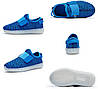 Кросівки світяться тканинні сині тільки 30 розмір, фото 4