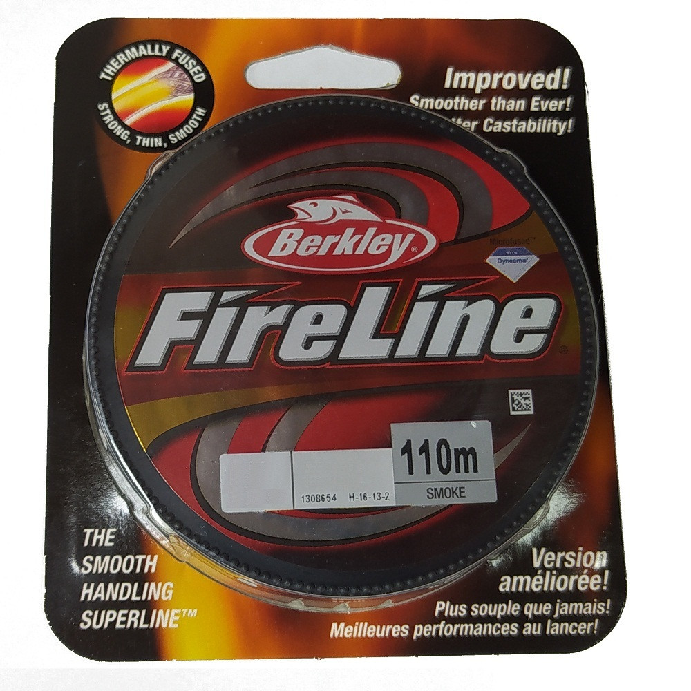 

Шнур Berkley Fireline EFLNFS, 110m, smoke 0.25mm, Черный