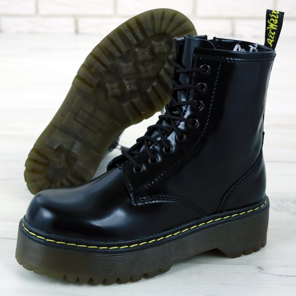 

Женские ботинки в стиле Dr.Martens Jadon, кожа, черный, Китай