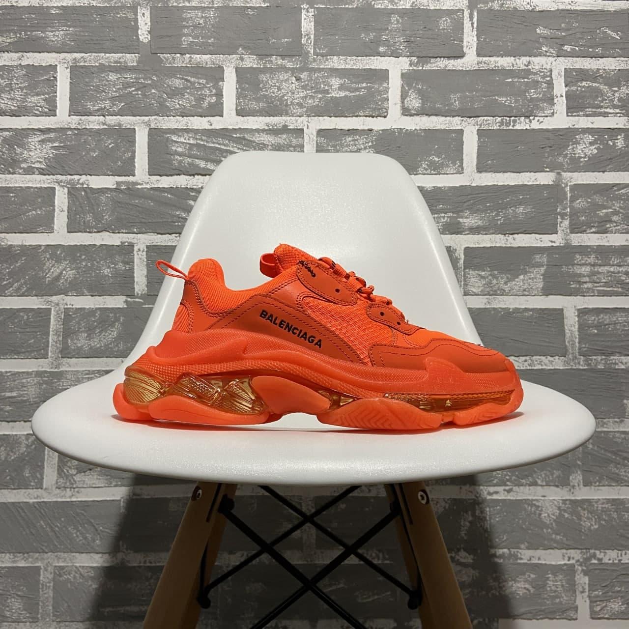 

Женские Кроссовки Balenciaga Triple S Clear Sole Orange / Баленсиага Трипл С Оранжевые, Оранжевый