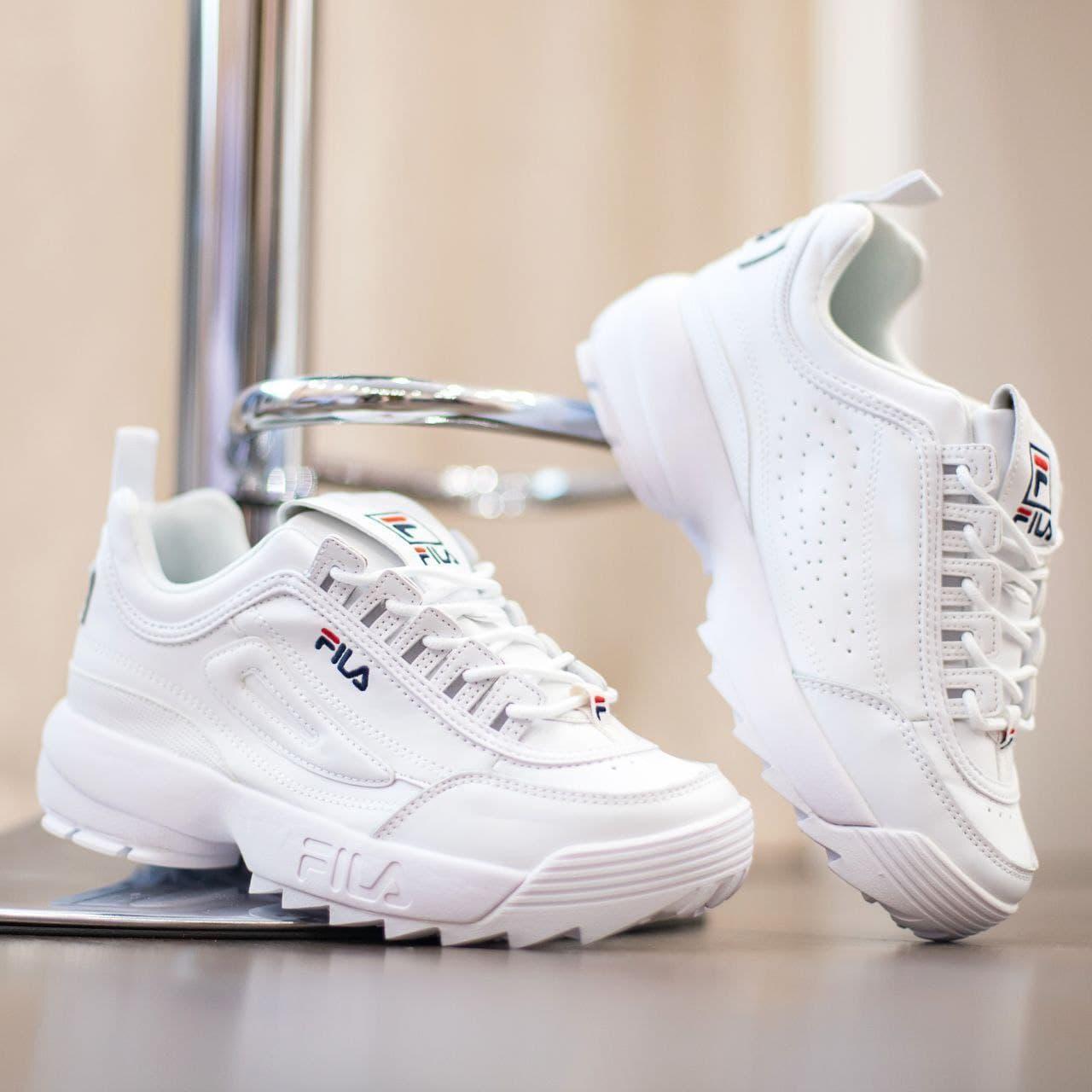 

Fila Disruptor White / Фила Дисраптор Белые Женские 39, Белый