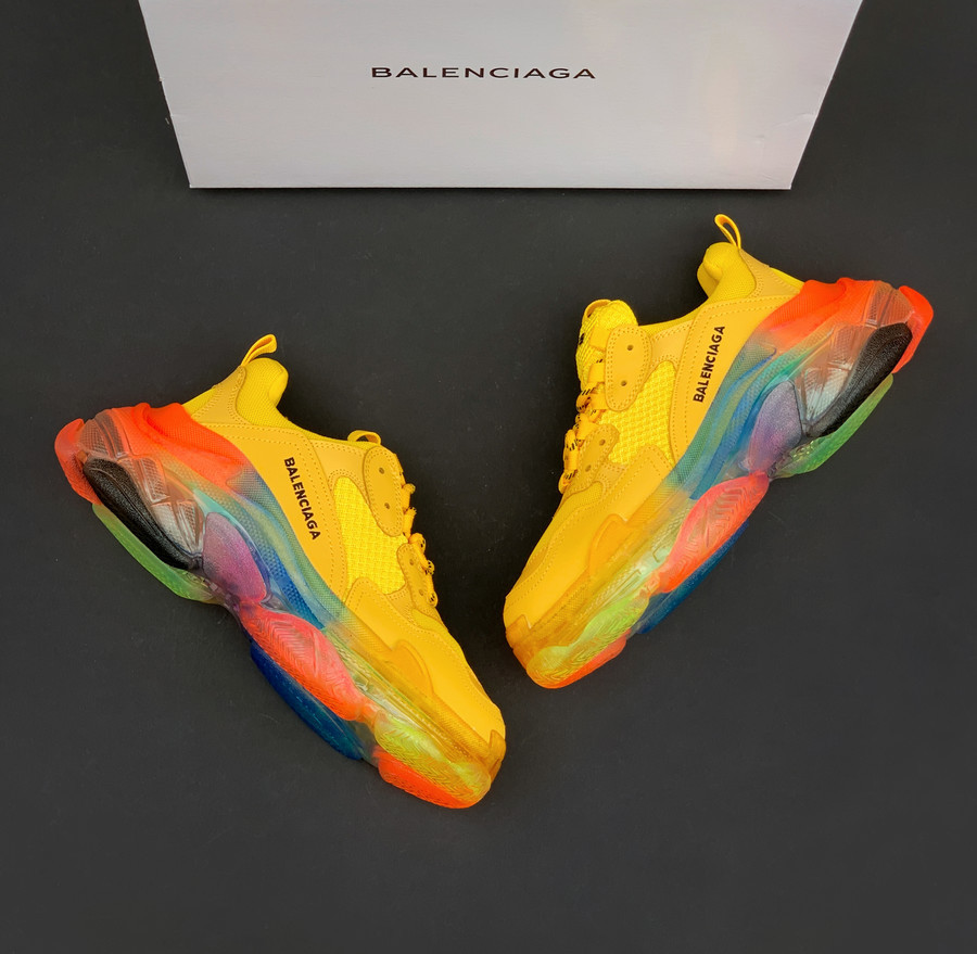 

Женские Кроссовки Balenciaga Triple S Clear Sole Yellow Multi Баленсиага желтые