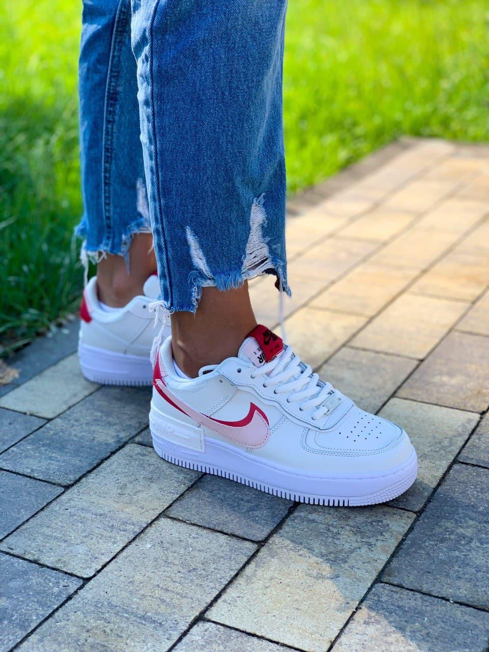 

Женские кроссовки Nike Air Force 1 Shadow Phantom Ivory / Найк Аир Форс 1 Шадоу Фантом Айвори 40, Белый