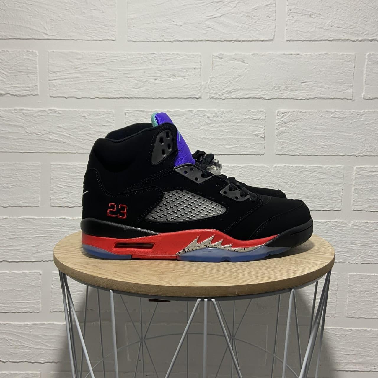 

Мужские кроссовки Nike Air Jordan V Retro Black / Найк Аир Джордан 5 Ретро Черный 45