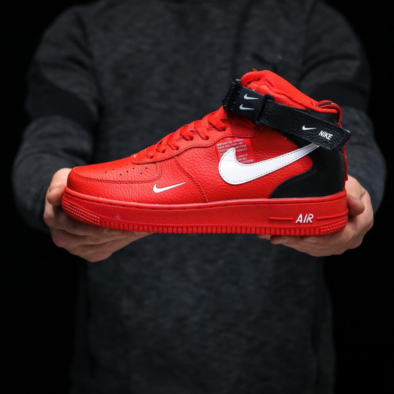 

Мужские кроссовки Nike Air Force 1 07 Lv8 Ultra Hight Red / Найк Аир Форс 1 07 Лв8 Ультра Высокие Красные 42, Красный