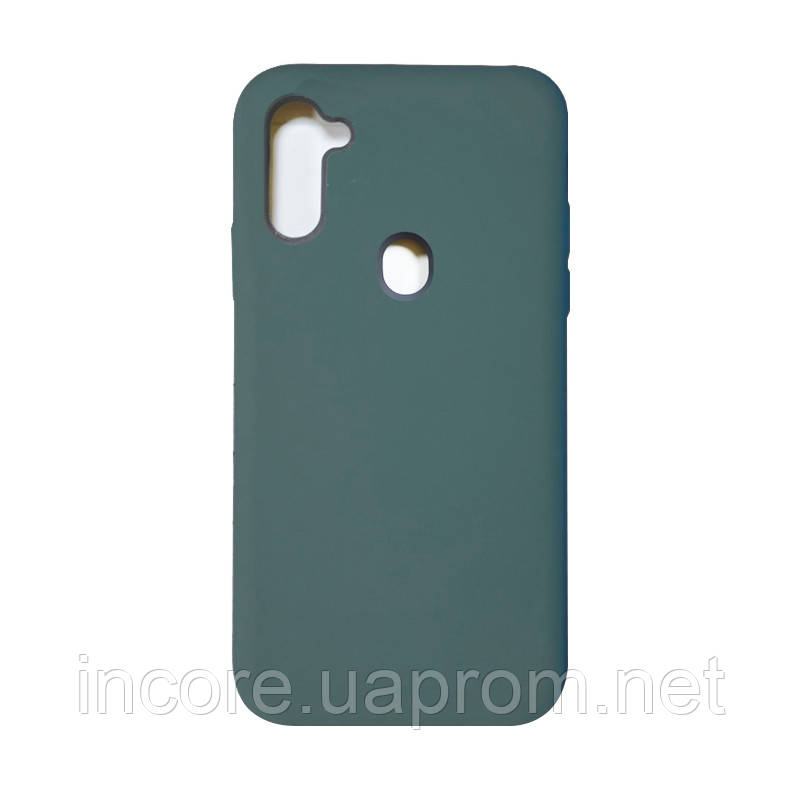 

Накладка Nano Silicon Samsung A115 (A11) Midnight Green*, Темно-зеленый