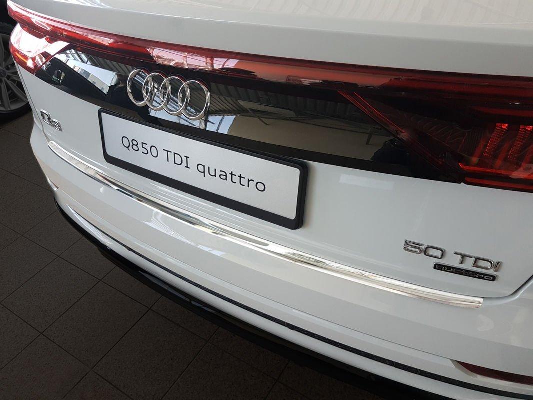 Защитная накладка на задний бампер для Audi Q8 2018+ /нерж.сталь/, фото 3