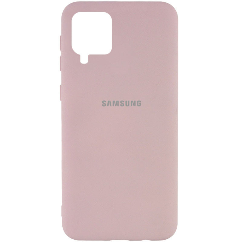 

Чехол Silicone Cover My Color Full Protective (A) для Samsung Galaxy A12 Розовый / Pink Sand