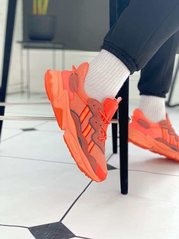 

Мужские Кроссовки Adidas Ozweego Orange (AAA+)40-41-42-43-44, Оранжевый