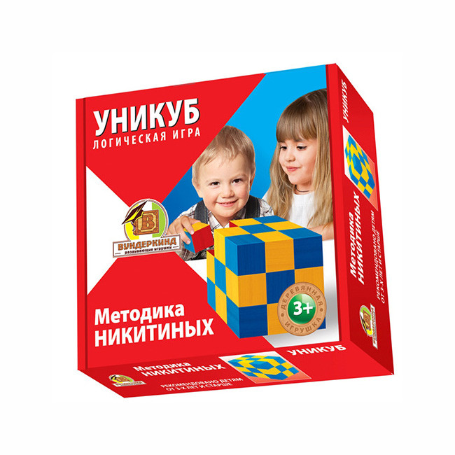 

Кубики Никитина «Уникуб» (3+), методика развития, деревянная игрушка