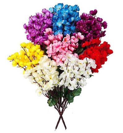 Букет штучний "Георгін крупний" 6 квіток, 12 см, 42 см (6 видів), фото 2